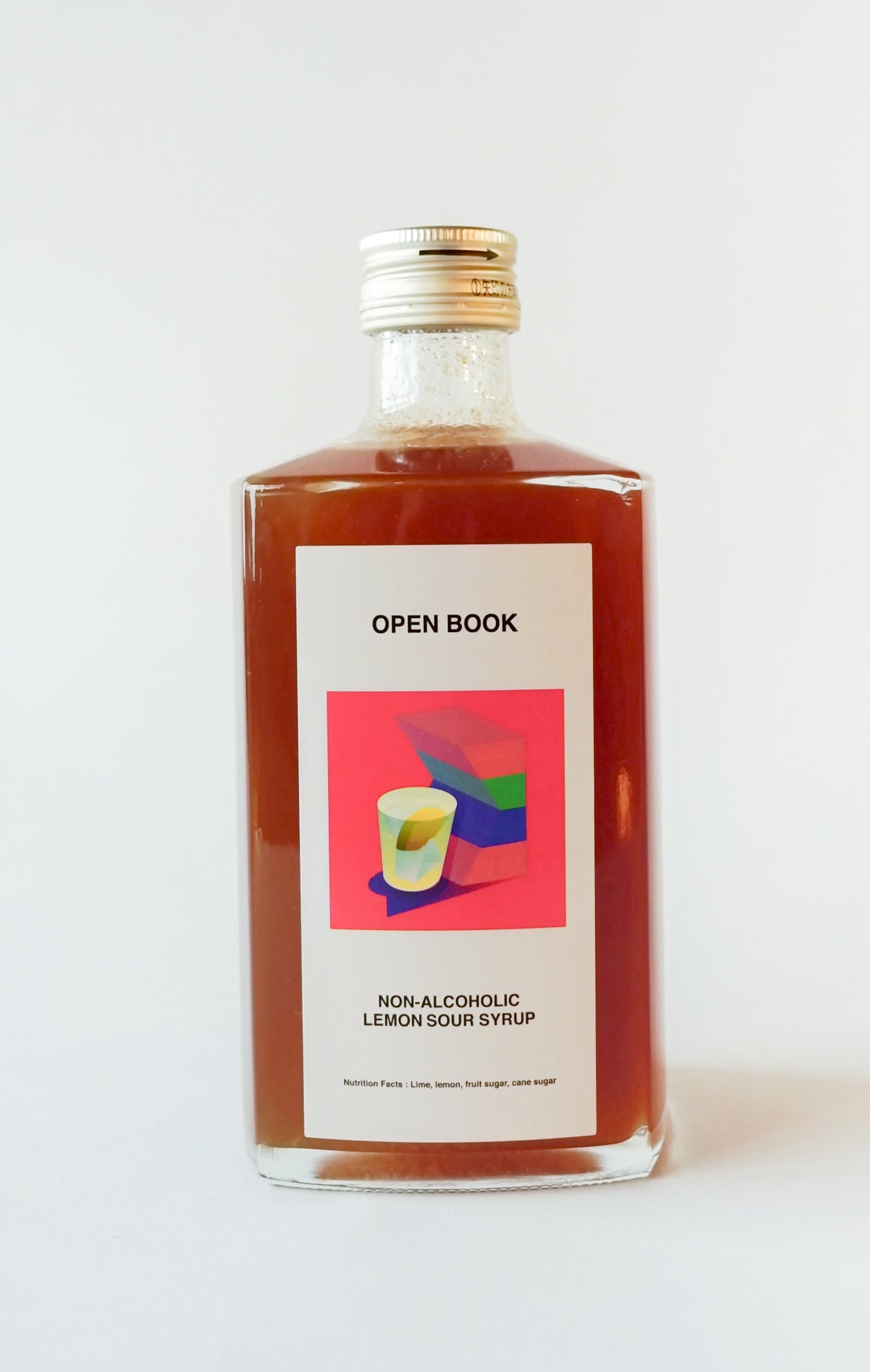 SYRUPページ OPEN BOOKレモネードシロップLarge（500ml瓶）